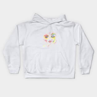 face of colors Kids Hoodie